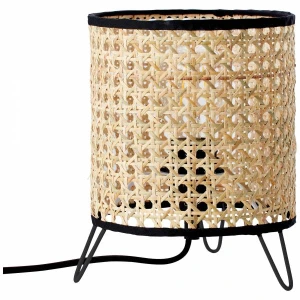 WILEY Rattan E27 Lampka stołowa Brilliant 99089/09