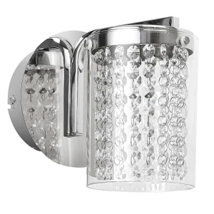 Astrella Chrom LED 6W 4000K Kinkiet ścienny z kryształkami Rabalux 5041
