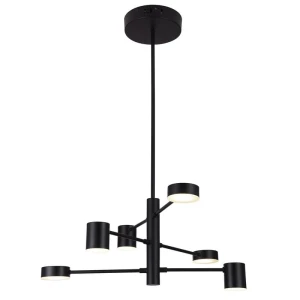 Solomon Czarny mat LED 30W 4000K Lampa wisząca Rabalux 6355
