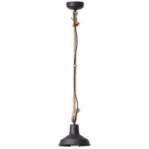 HANK Czarny E27 Lampa wisząca Brilliant 93405/86