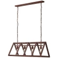 Lampa wisząca MATRIX Brąz rdzawy 4xE27 Brilliant 93760/55 | 4004353365416 noxbox lampynox www.lampynox.pl
