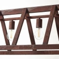 Lampa wisząca MATRIX Brąz rdzawy 4xE27 Brilliant 93760/55 | 4004353365416 noxbox lampynox www.lampynox.pl