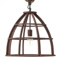 Lampa wisząca MATRIX 2 śr. 47cm Brąz rdzawy E27 Brilliant HK17205S55 | 4004353319594 noxbox lampynox www.lampynox.pl