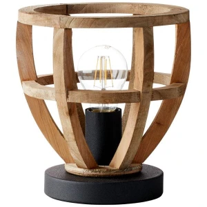 MATRIX WOOD 2 Brąz E27 Lampka stołowa Brilliant 92808/66