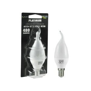 Żarówka LED F40 E14 6W SMDWW 480lm 3000K ceramic mleczna