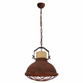 Lampa wisząca EMMA Rdzawy brąz śr. 33cm. E27 Brilliant 93571/55 | 4004353338953 noxbox lampynox www.lampynox.pl