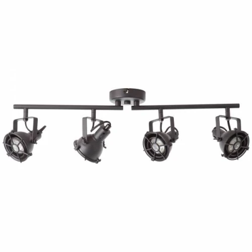 Spot JESPER Czarny 4xGU10 Brilliant G54332/86 | 4004353269974 noxbox lampynox www.lampynox.pl