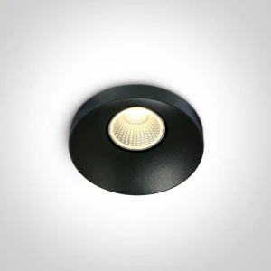 Skalia Czarna LED 8W 3000K Oczko sufitowe One Light 10108R/B/W