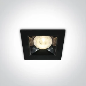 Apollonas Czarny LED 6W CRI90 3000K Oczko sufitowe One Light 50106B/B/W