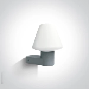 Skarfia K Szara E27 IP44 Kinkiet zewnętrzny One Light 67180/G