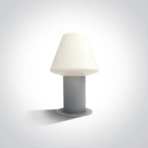 Skarfia Szara wys. 30cm. E27 IP44 Lampa ogrodowa stojąca One Light 67182/G