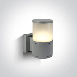 Lauria K1 Szara E27 IP54 Kinkiet zewnętrzny One Light 67094/G