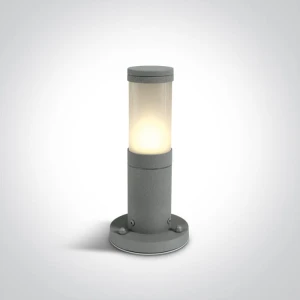 Lauria 1 Szara wys. 25cm. E27 IP54 Lampa ogrodowa stojąca One Light 67090/G