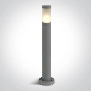 Lauria 3 Szara wys. 75cm. E27 IP54 Lampa ogrodowa stojąca One Light 67092/G