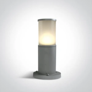 Lauria 2 Szara wys. 35cm. E27 IP54 Lampa ogrodowa stojąca One Light 67100/G