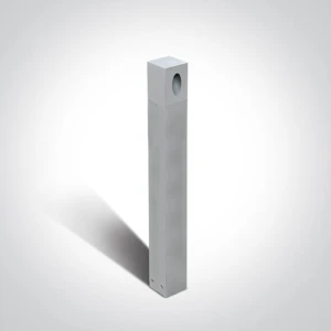 Loutro Aluminium LED 2x3W wys. 65cm. 3000K IP54 Lampa ogrodowa stojąca One Light 67250A/AL/W