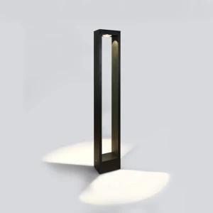 Alezio 2 Czarna wys. 80cm. LED 10W 3000K IP65 Lampa ogrodowa stojąca One Light 67470A/B/W