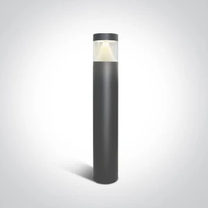 Altina Antracyt wys. 80cm. LED 12W 4000K IK08 IP65 Lampa ogrodowa stojąca wandaloodporna One Light 67410/AN/C