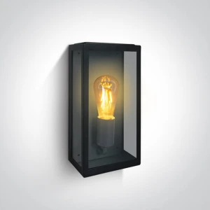 Gabbia A Czarna wys. 33cm. E27 IP43 Kinkiet zewnętrzny One Light 67406A/B