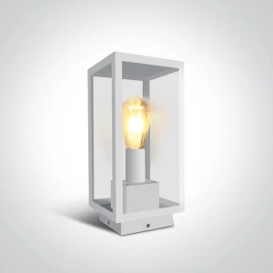 Gabbia S Biała wys. 35cm. E27 IP43 Lampa ogrodowa stojąca One Light 67406E/W