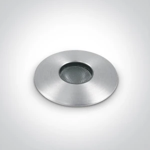 Graikos LED 1W ściemnialna, odporna na uderzenia DIMM 3000K CRI85 IP67 IK08 Oczko tarasowe wpuszczane One Light 69042/AL/W