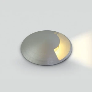 Petrina LED 3W odporna na uderzenia 3000K IP67 IK10 Oprawa gruntowa najazdowa One Light 69016B/W