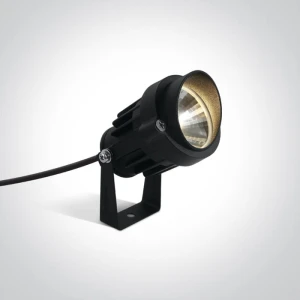Luino Czarny LED 6W 3000K IP65 Reflektor ogrodowy One Light 7068/B/W