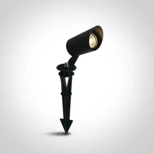 Rakita Czarny 3W ściemnialna 3000K CRI90 DIMM IP67 Reflektor ogrodowy One Light 67456/B/W
