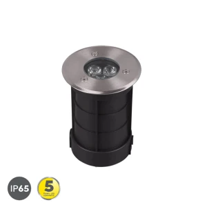 BELAJA Okrągła LED 3W IP65 3000K Lampa gruntowa ( Od ręki dostępna 1szt. Wysyłka 24h. )