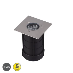 BELAJA Kwadrat LED 3W IP65 3000K Lampa gruntowa Trio 821669107