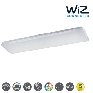 IMARA Biała LED 40W sterowana aplikacją WIZ RGB 3000-5500K Lampa sufitowa Trio 658810100