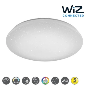 NALIDA LED 40W śr. 74cm. sterowana aplikacją WIZ RGB 3000-5500K Lampa sufitowa Trio 656090100
