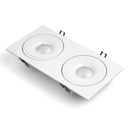Oprawa podtynkowa STILLO SQ DUE 2x8W 4000K Biała OXYLED DL28 36 4K S biały  5902701451066 lampynox noxbox www.lampynox.pl 1.jpg