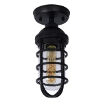 LIMAL Czarna E27 IP44 Lampa sufitowa zewnętrzna Lucide 11875/01/30