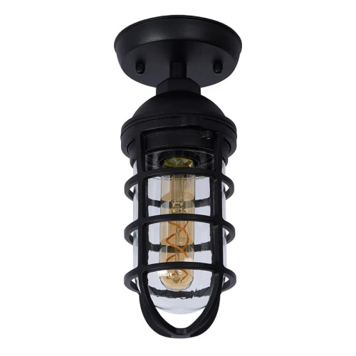 Lampa sufitowa zewnętrzna LIMAL Czarna E27 IP44 Lucide 118750130  5411212114846 lampynox noxbox www.lampynox.pl 1.jpg