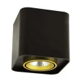 Oprawa natynkowa LED XENO kwadrat 3000K 10W 800lm czarny-złoty Polux 312006  5901508312006 lampynox noxbox www.lampynox.pl 1.jpg