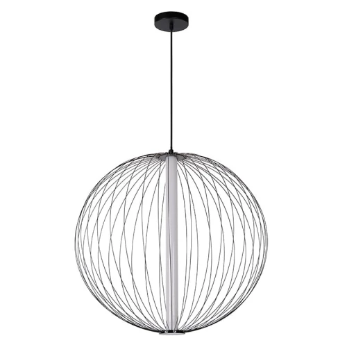 Lampa wisząca LED 10W 2700K CARBONY Czarna LUCIDE 204146030  5411212201805 lampynox noxbox www.lampynox.pl 1.jpg