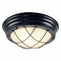Plafon TYPHOON Czarny E27 śr. 29 cm Brilliant 94491/06 | 4004353265884 noxbox lampynox www.lampynox.pl