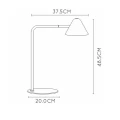 Lampka stołowa DEVON LED Biały 3W 3000K Lucide 205150531  5411212201867 lampynox noxbox www.lampynox.pl 6.jpg