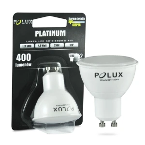 Reflektor LED PLATINUM GU10 5W 230V SMDWW 400lm 3000K  303257
