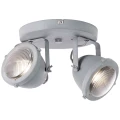 Spot CARMEN Szary LED 2x5W 3000K Brilliant G55424/70 | 4004353270031 noxbox lampynox www.lampynox.pl