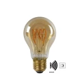 Żarówka filament LED z czujnikiem zmierzchu spirala Amber 4W 2200K Barwa ciepła E27 Lucide 490420462  5411212491305 lampynox noxbox www.lampynox.pl 2.jpg