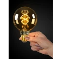 Żarówka zewnętrzna filament LED z czujnikiem zmierzchu spirala Amber śr. 9,5cm. 4W 2200K Barwa ciepła E27 Lucide 490320462  5411212491268 lampynox 2.jpg