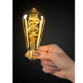 Żarówka filament LED z czujnikiem zmierzchu spirala Amber 4W 2200K Barwa ciepła E27 Lucide 490340462  5411212491275 lampynox noxbox www.lampynox.pl 3.jpg