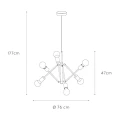 Lampa wisząca LESTER regulowana Czarna 6xE27 Lucide 214240630  5411212211330 lampynox noxbox www.lampynox.pl 12.jpg