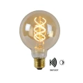 Żarówka zewnętrzna filament LED z czujnikiem zmierzchu spirala Amber śr. 9,5cm. 4W 2200K Barwa ciepła E27 Lucide 490320462  5411212491268 lampynox noxbox 1.jpg