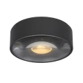 Oczko natynkowe ściemnialne RAYEN Czarna LED DIM śr. 10cm. 6W 3000K IP65 Lucide 271200630  5411212271808 lampynox noxbox www.lampynox.pl 2.jpg