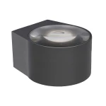 RAYEN Czarny LED góra-dół 12W 3000K IP65 Kinkiet łazienkowy Lucide 27220/12/30