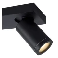 Spot łazienkowy TAYLOR Czarny ściemnialny LED DIM 2x5W CRI95 2200K3000K GU10 IP44 Lucide 099301030  5411212092632 lampynox noxbox www.lampynox.pl 4.jpg
