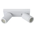 Spot łazienkowy TAYLOR Biały ściemnialny LED DIM 2x5W CRI95 2200K3000K GU10 IP44 Lucide 099301031  5411212092649 lampynox noxbox www.lampynox.pl 1.jpg